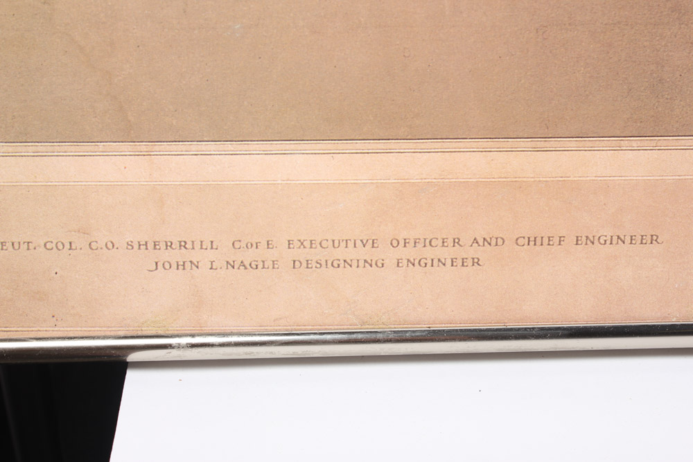 Offset Lithograph After the Plans for the Arlington Memorial Bridge