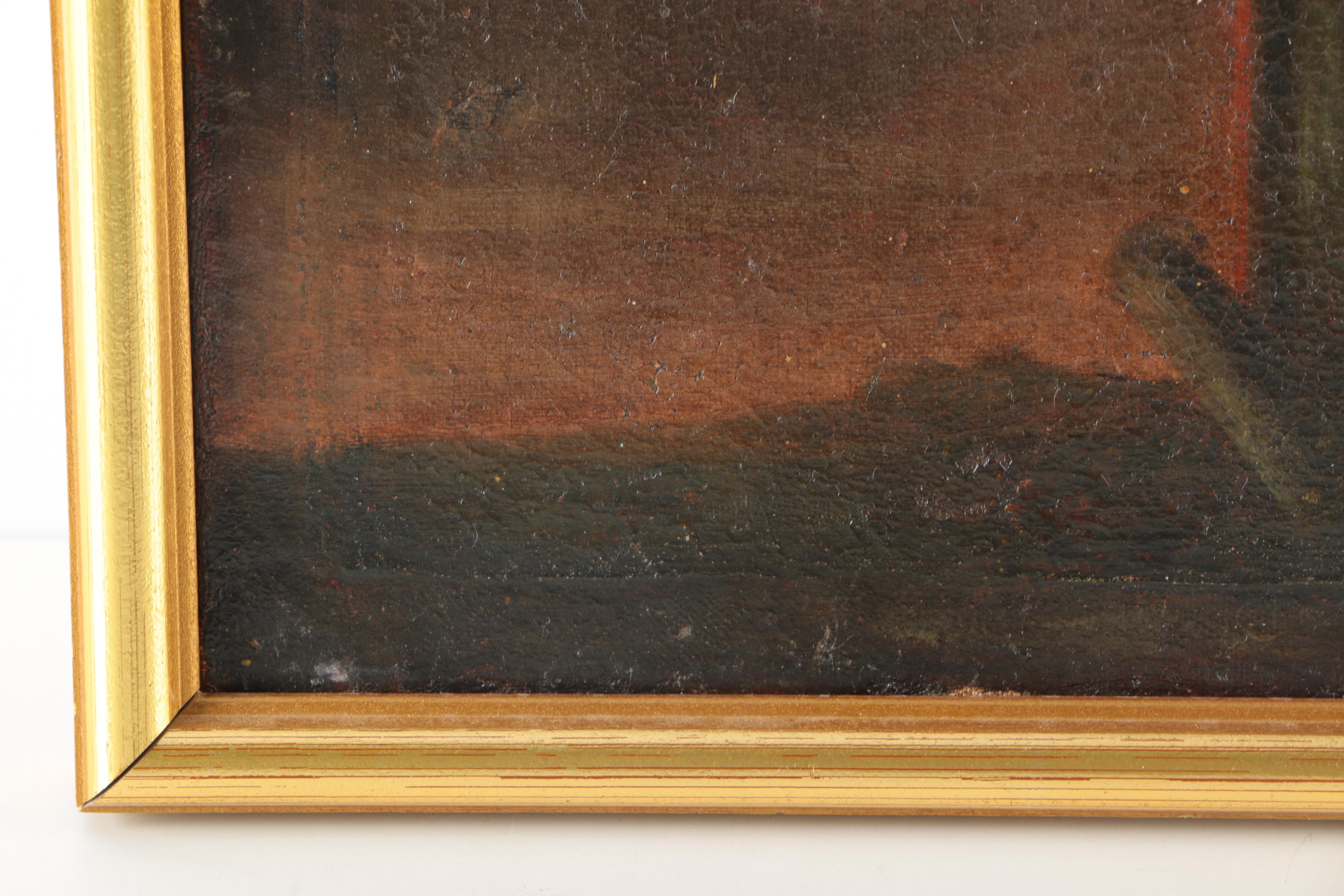 17th - 18th Century Oil Painting on Canvas of the Crucifixion