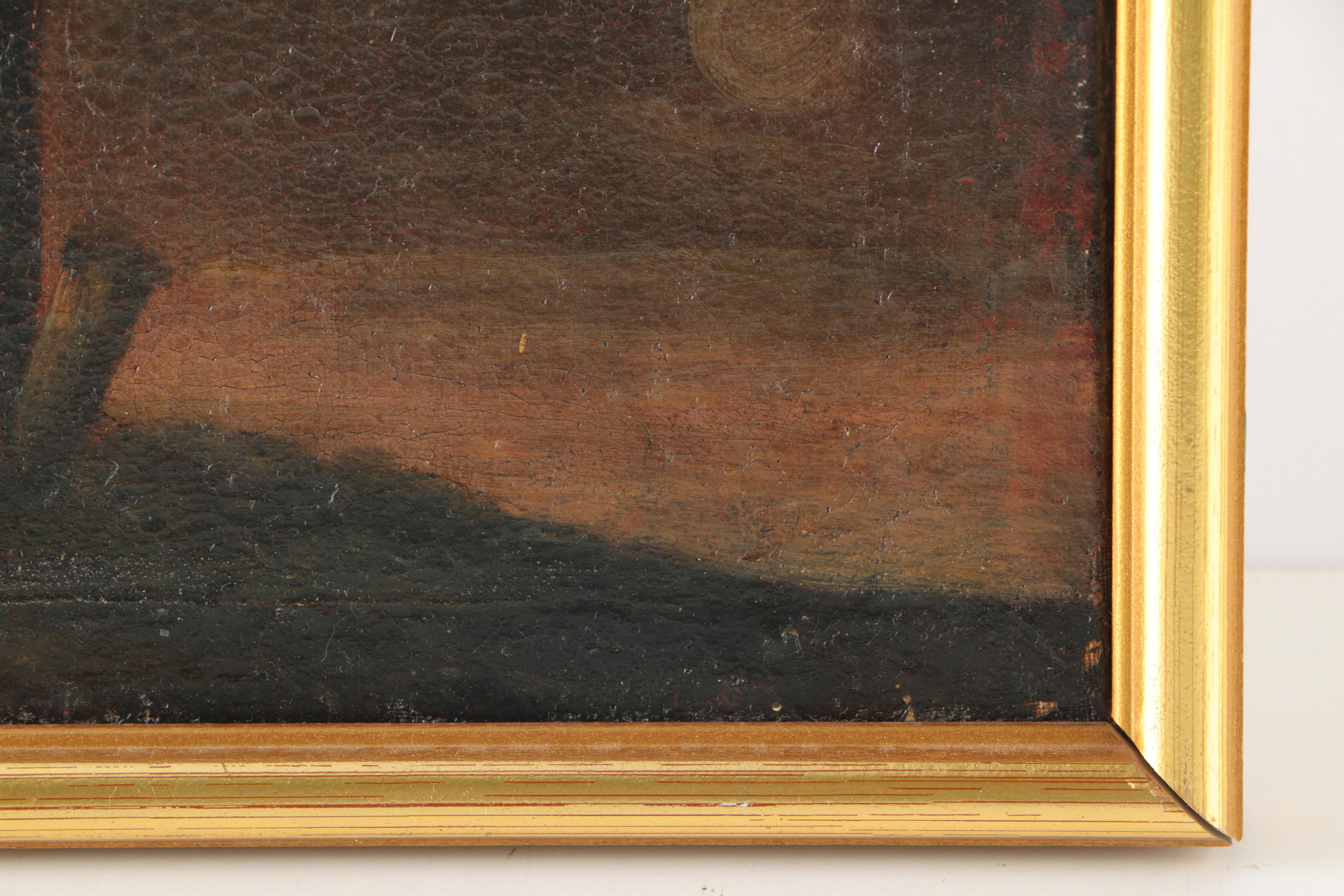 17th - 18th Century Oil Painting on Canvas of the Crucifixion