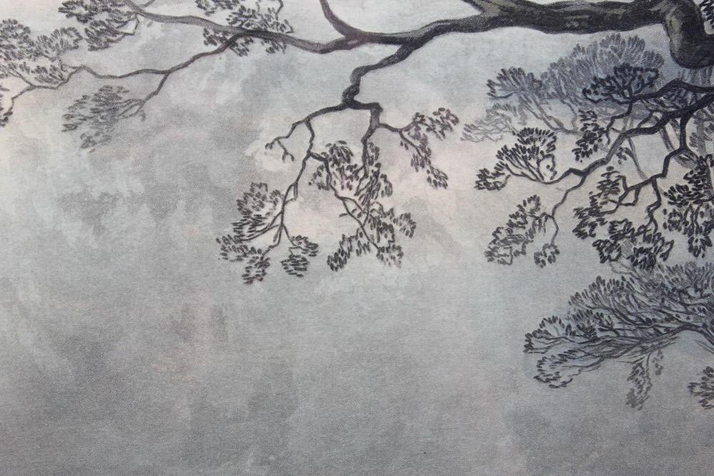 J. Harris Etching with Aquatint "The Meet"