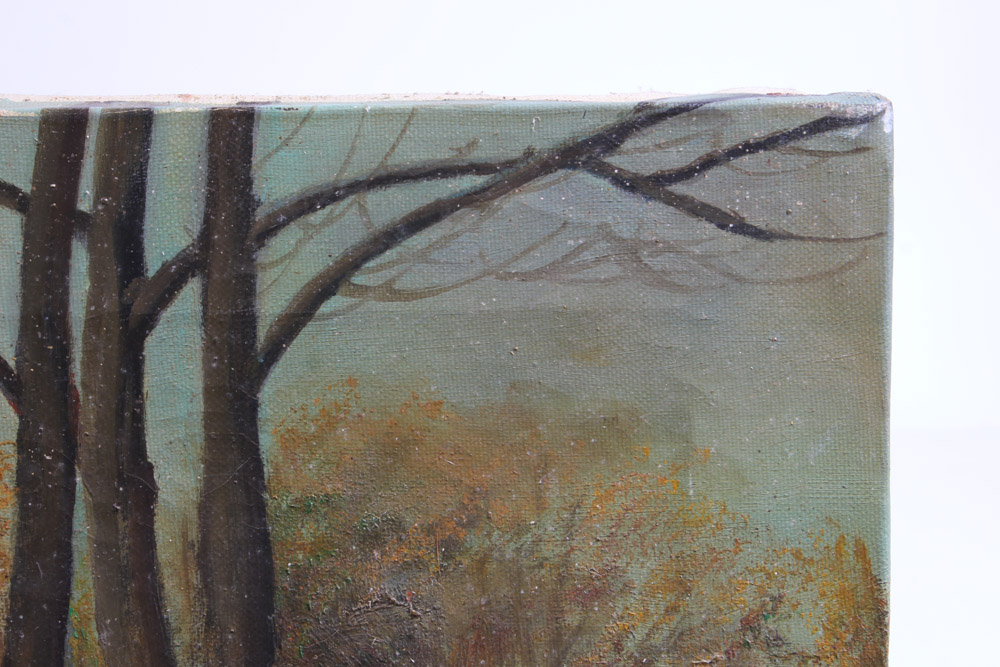 Oil Painting on Canvas of Hunting Scene