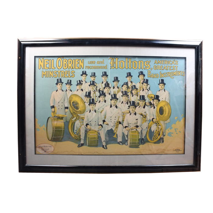 Original Frank Holton & Co. Instrumentals Advertisement Poster