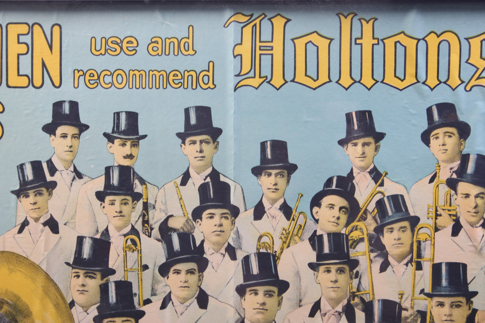 Original Frank Holton & Co. Instrumentals Advertisement Poster