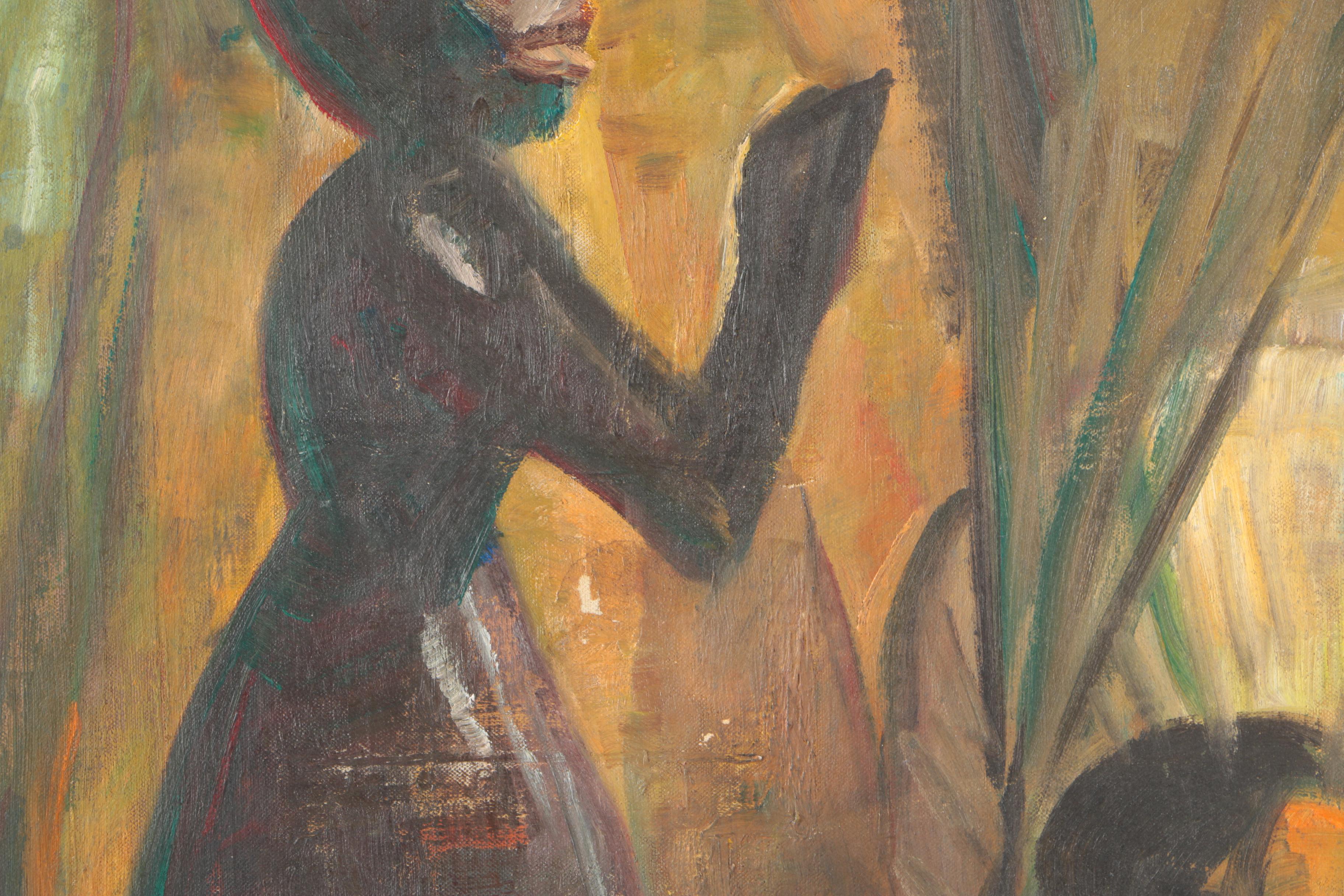 Oil Painting on Canvas of Abstract Composition