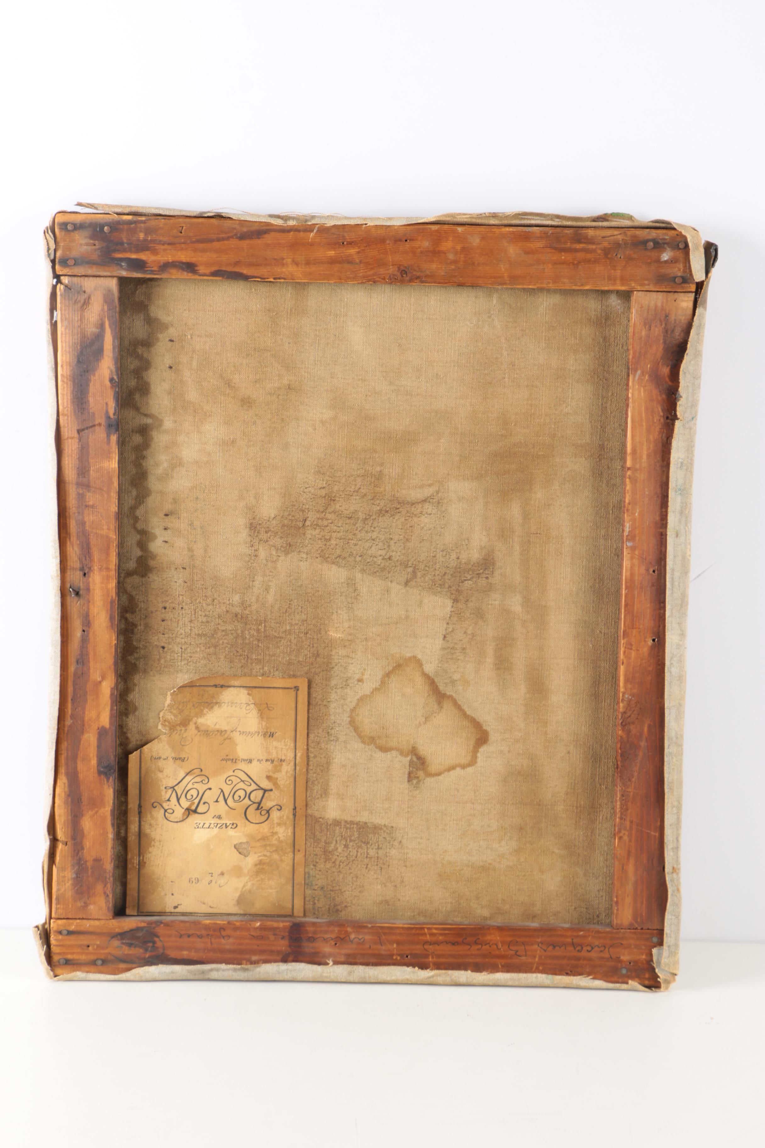 Oil Painting on Canvas of Abstract Composition