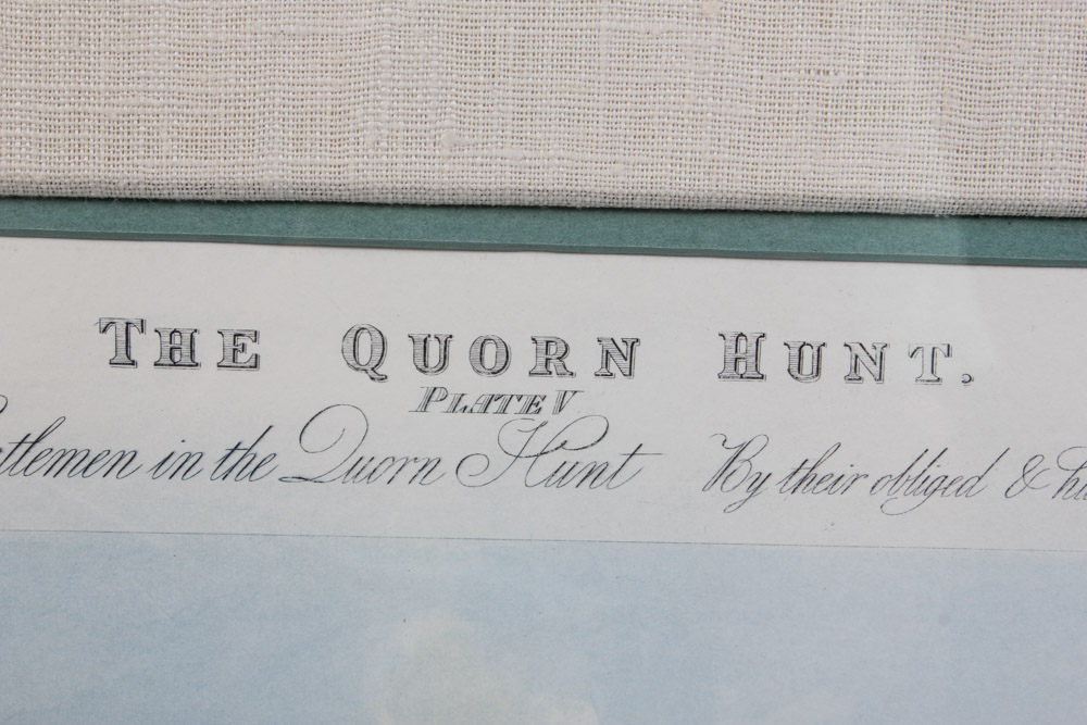 Frederick Christian Lewis Aquatint Engraving After Henry Alken "The Quorn Hunt: Snob is Beat!"