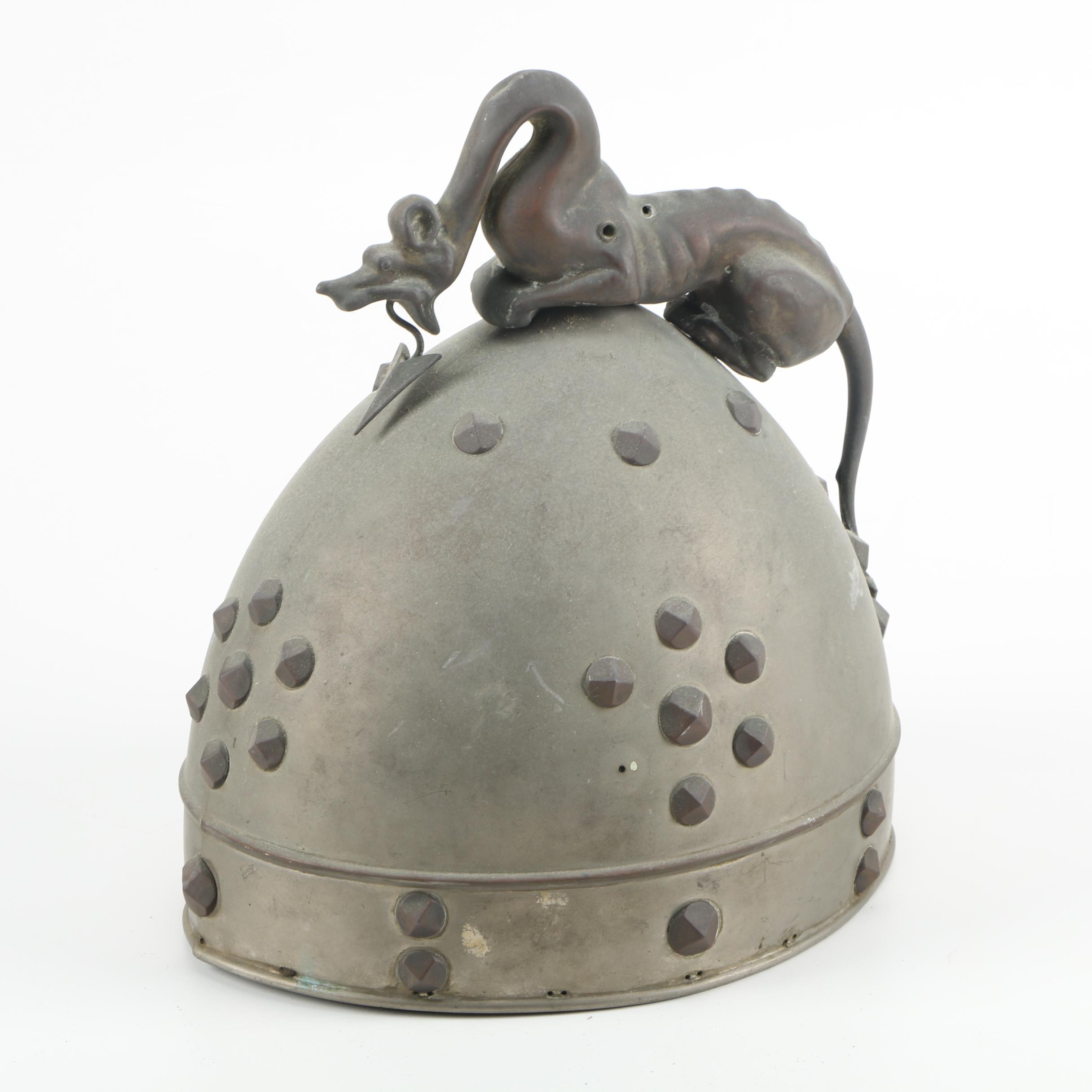 Medieval Style Steel Pot Dragon Helmet