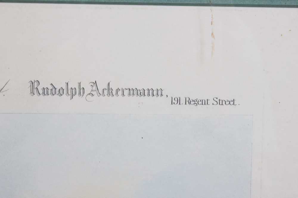 Frederick Christian Lewis Aquatint Engraving After Henry Alken "The Quorn Hunt: Tally-Ho and Away"