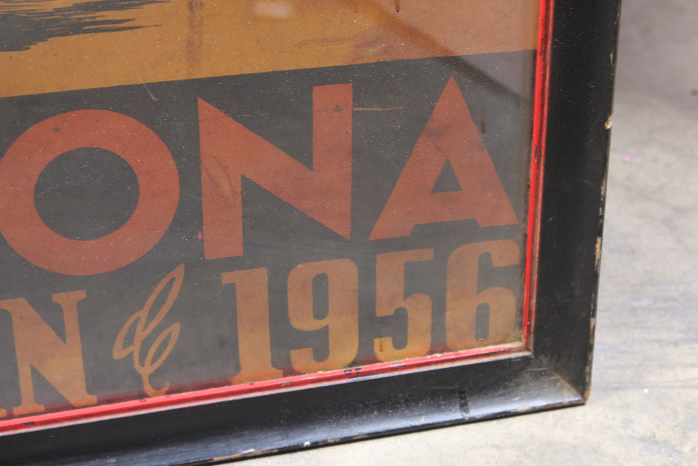 Original 1956 Color Lithograph Poster For The Festival of San Fermin