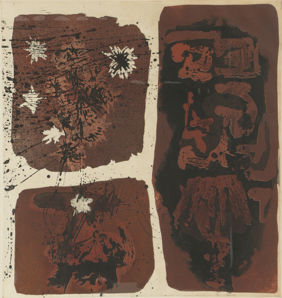 John Ihle Artist's Proof Color Etching on Paper "Milkwort"