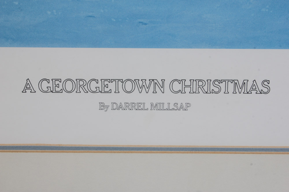 Darrel Millsap Limited Edition Print "A Georgetown Christmas"