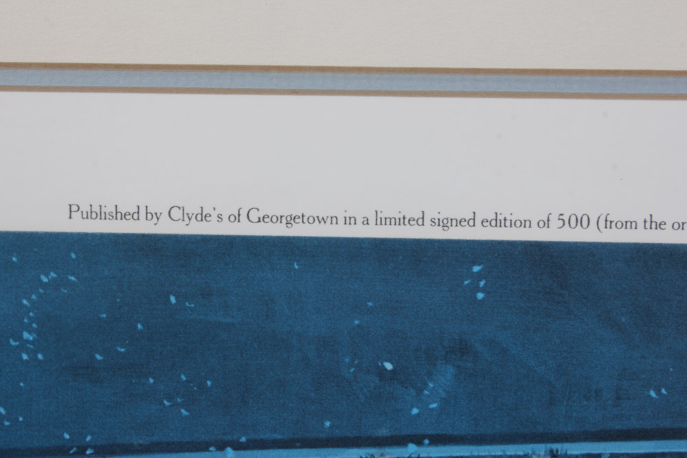 Darrel Millsap Limited Edition Print "A Georgetown Christmas"