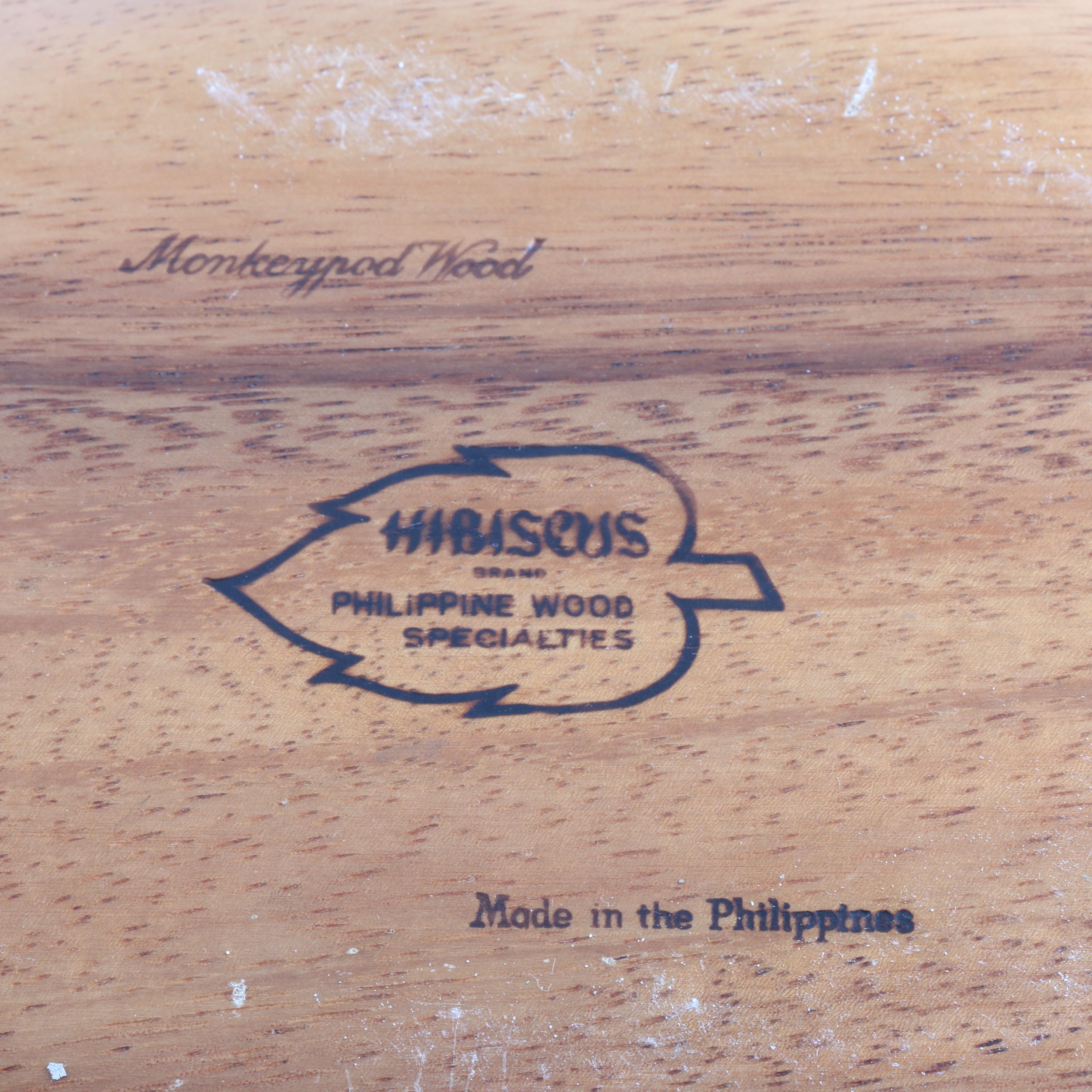 Hibiscus Brand Monkeypod Wood Dishes