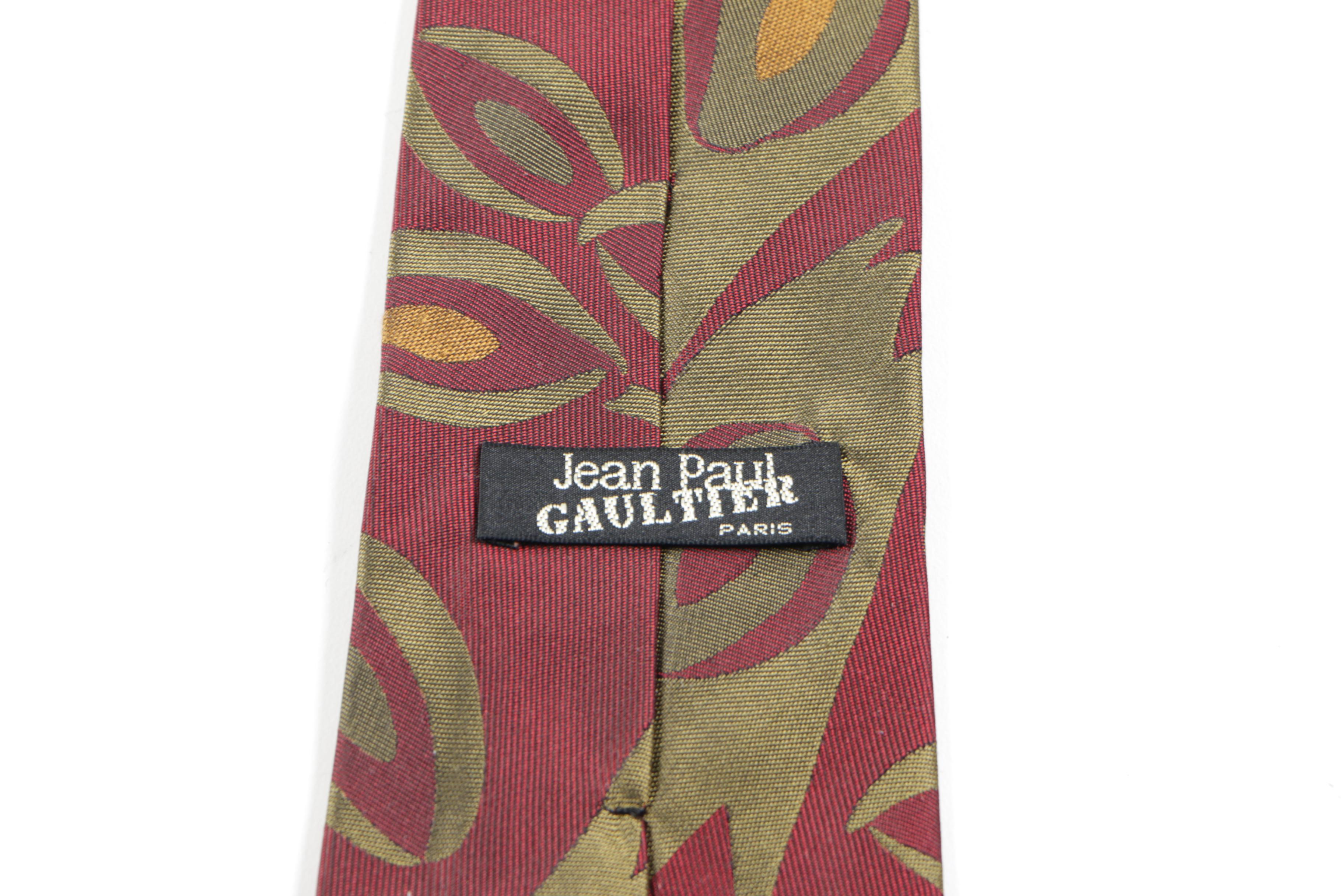 Neckties Including Jean Paul Gaultier and Pierre Balmain