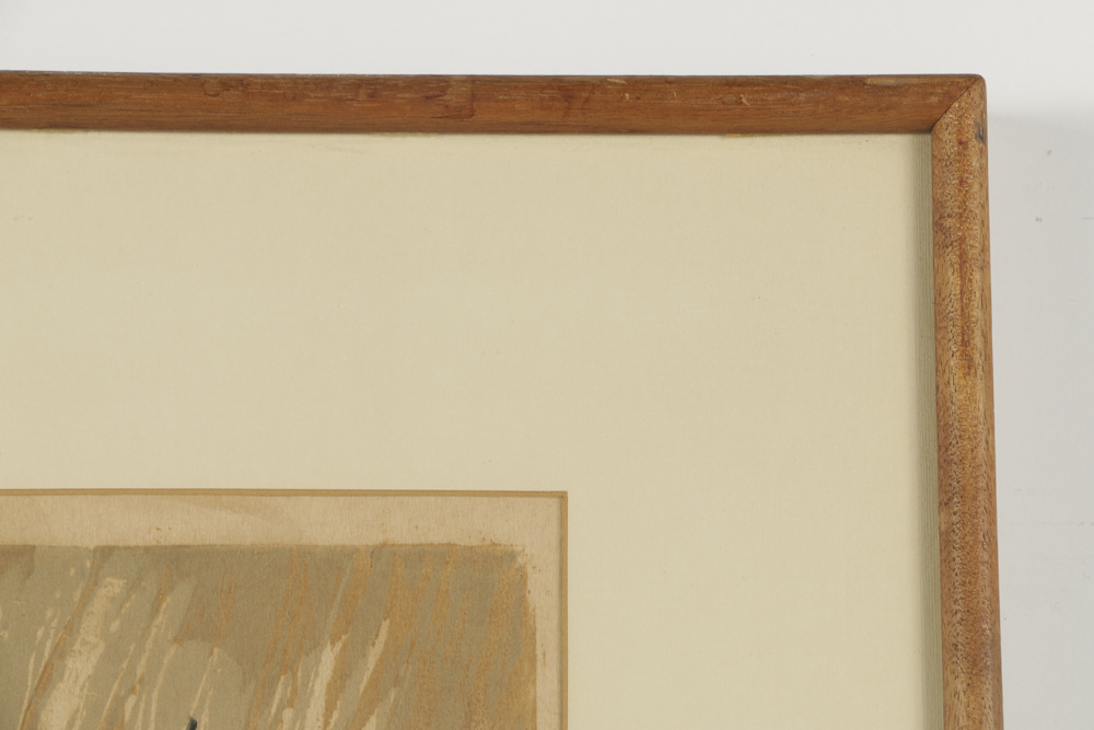 Seong Moy Limited Edition Woodblock on Paper "Spring Rain"