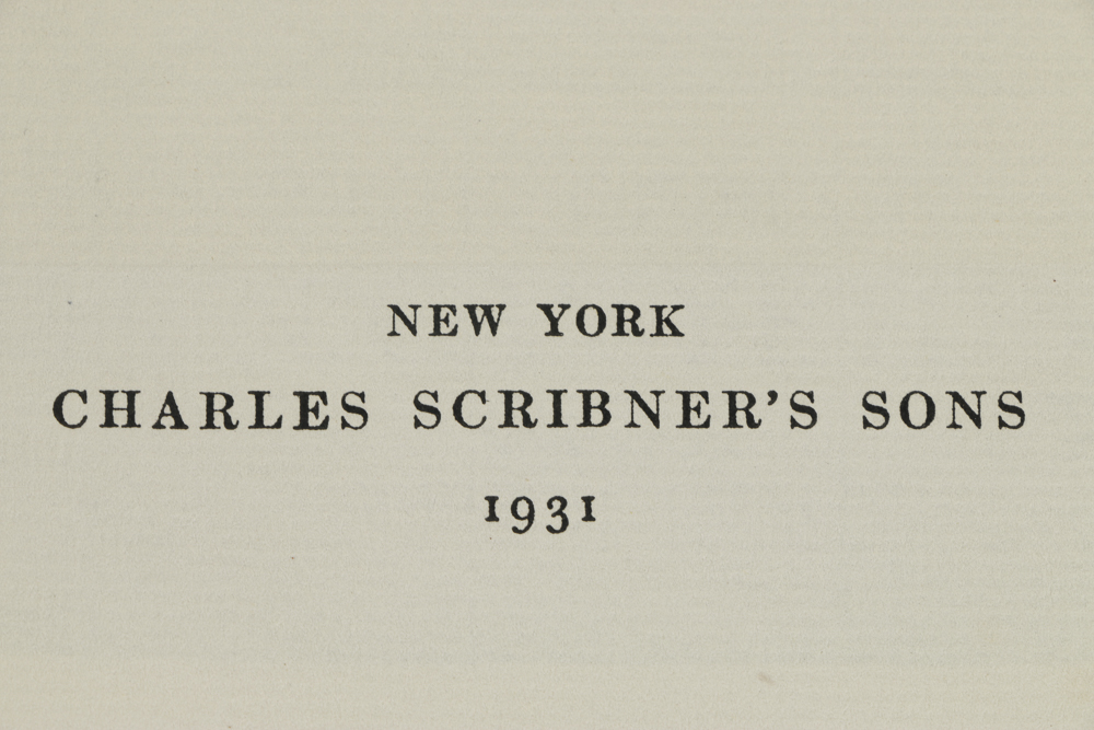 1931 Limited Edition Printing "The Little Shepherd of Kingdom Come" by John Fox Jr.