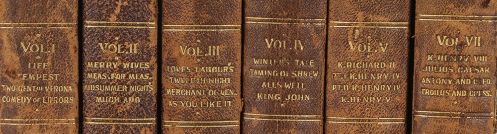 Six-Volume Garrick Edition of "The Works of Shakespeare"
