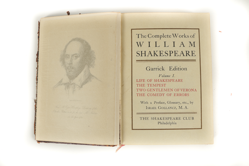 Six-Volume Garrick Edition of "The Works of Shakespeare"