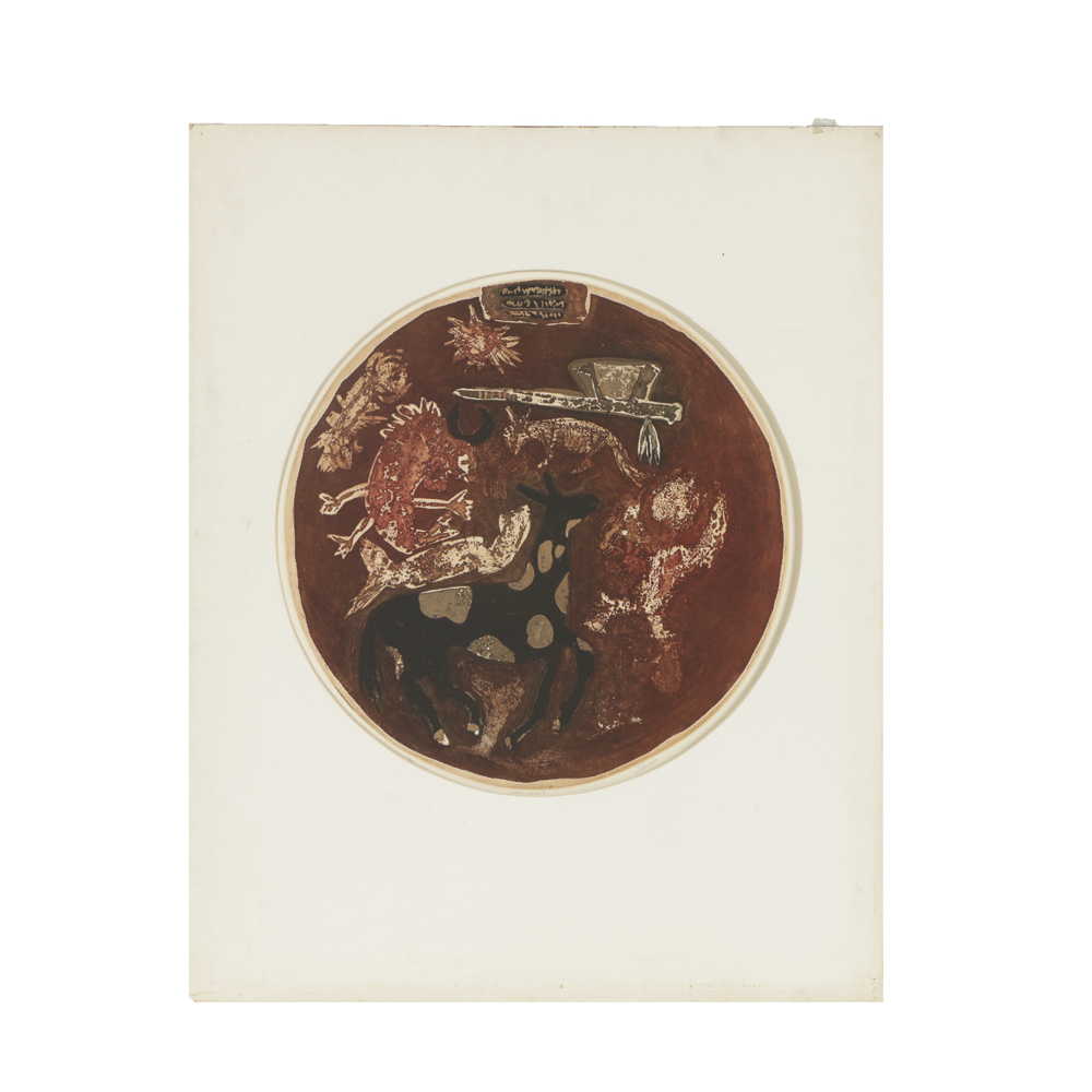 John Ihle Limited Edition Color Etching on Paper "Western Series I"