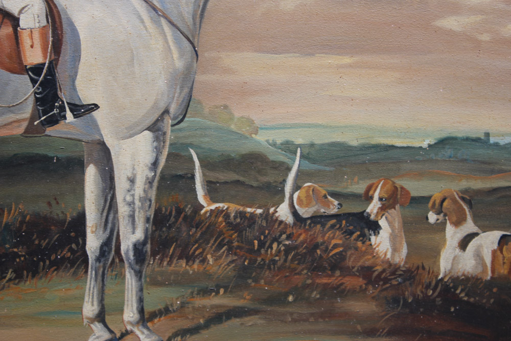 Wallace Nall Oil Painting on Board