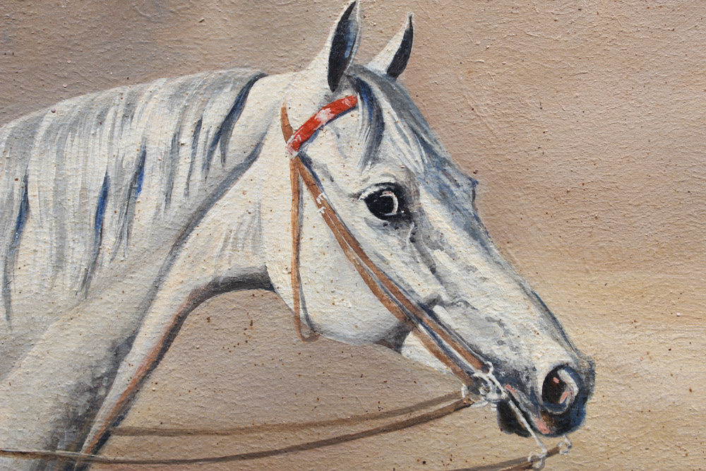 Wallace Nall Oil Painting on Board