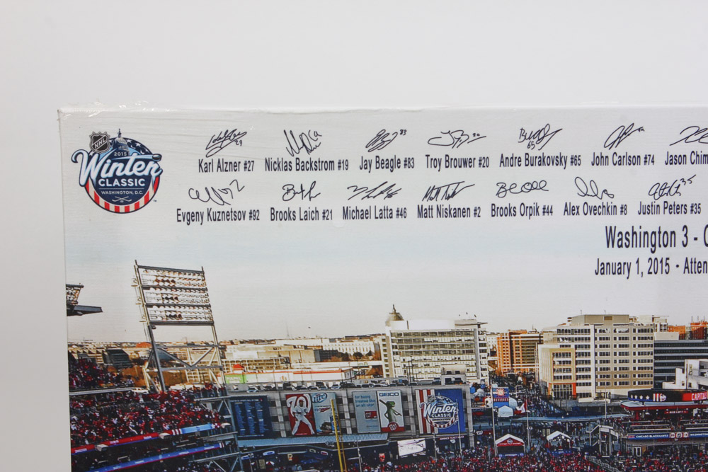 Giclée on Canvas After Photograph of the 2015 Washington Capitals Winter Classic
