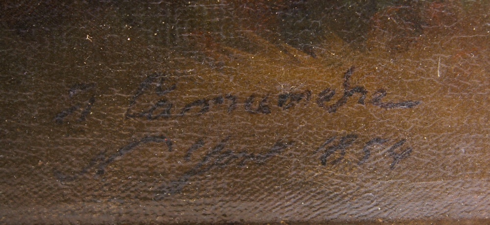 Johann-Hermann Carmiencke Oil Painting on Canvas