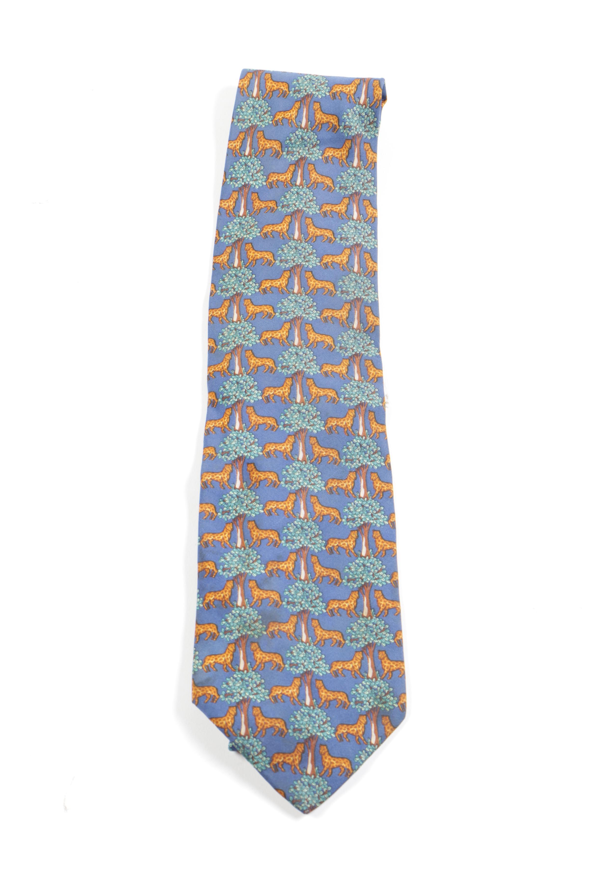 Neckties Including Valentino, Oscar de la Renta, and Beaufort