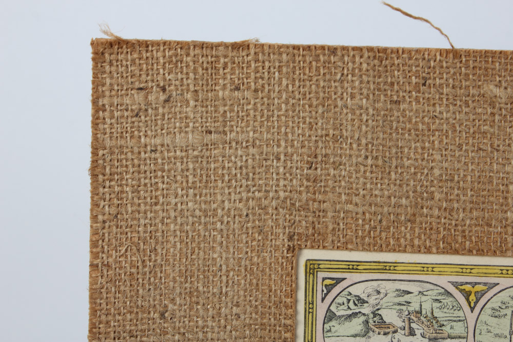 Hand Colored Lithograph After "Americae Nova Tabula"