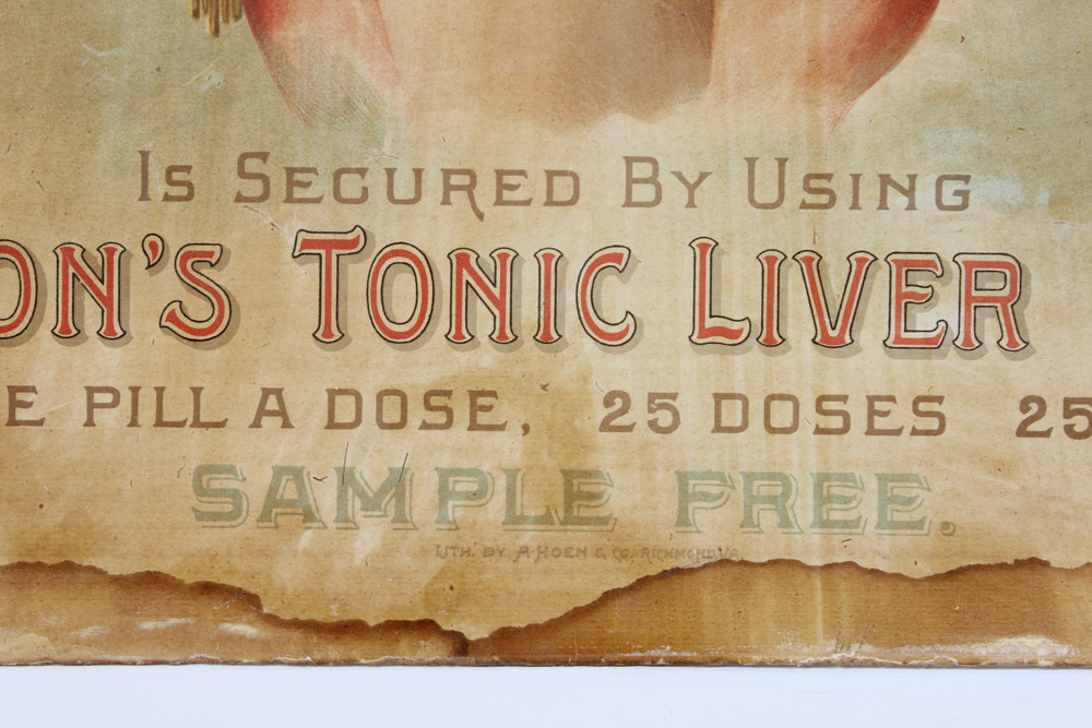 Original Ad for Roman's Tonic Liver Pills