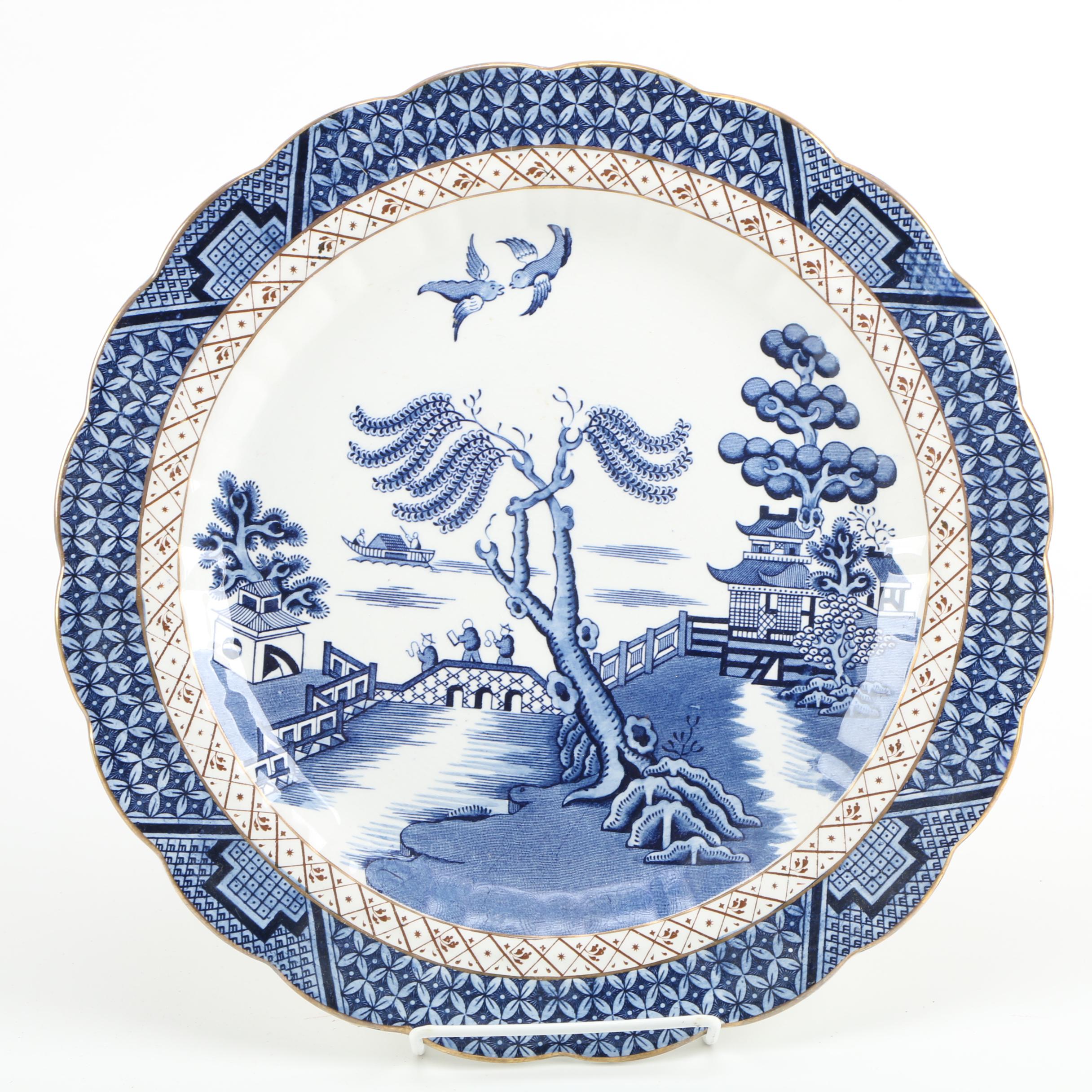 Booth's "Real Old Willow" Serveware
