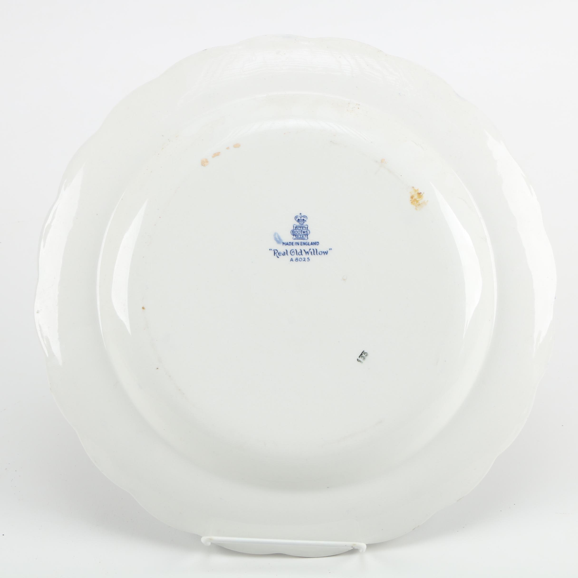Booth's "Real Old Willow" Serveware