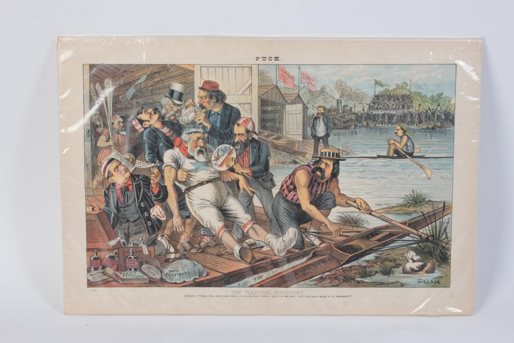 Rowing Theme Caricatures, Photographs and Ephemera