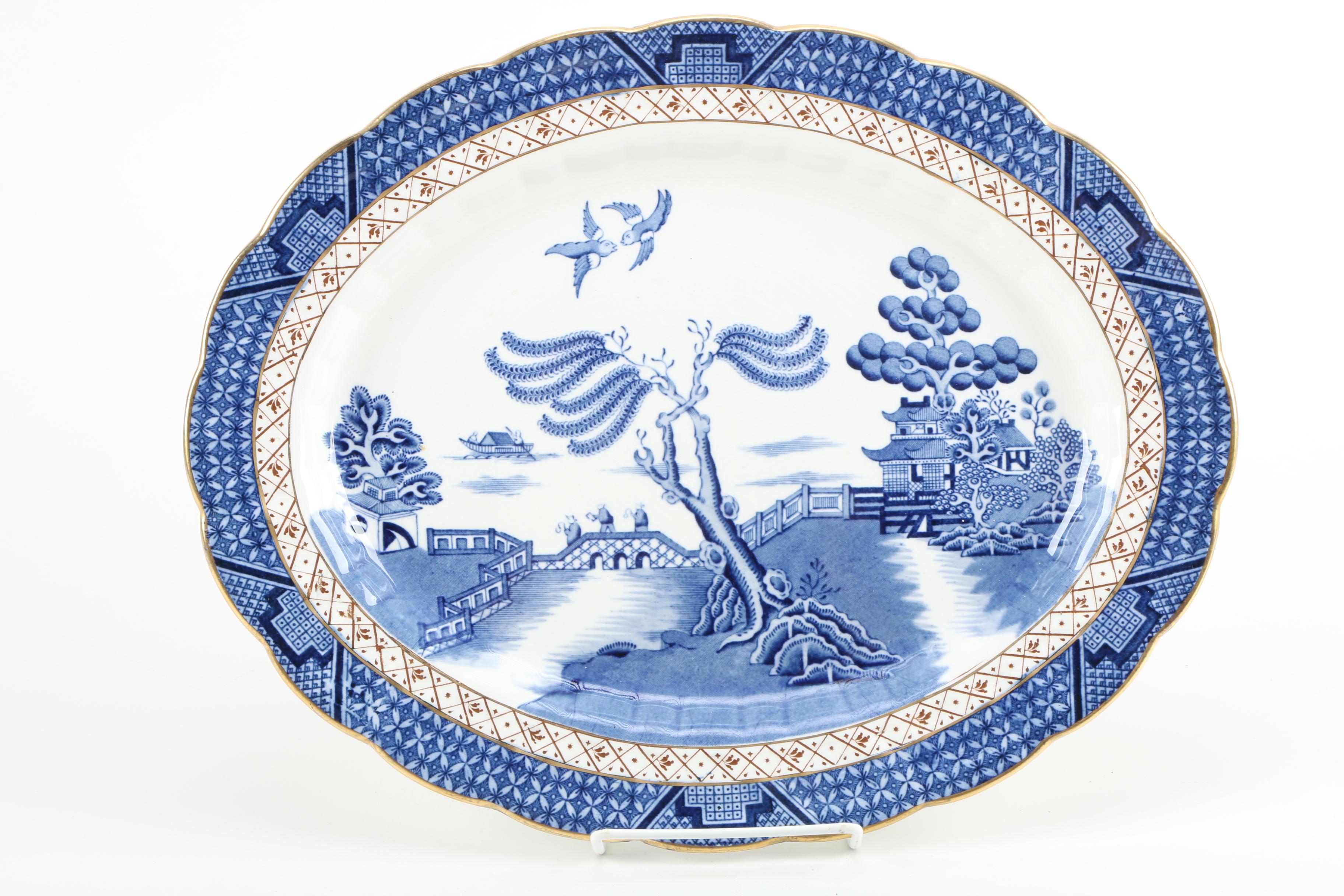 Booth's "Real Old Willow" Serveware