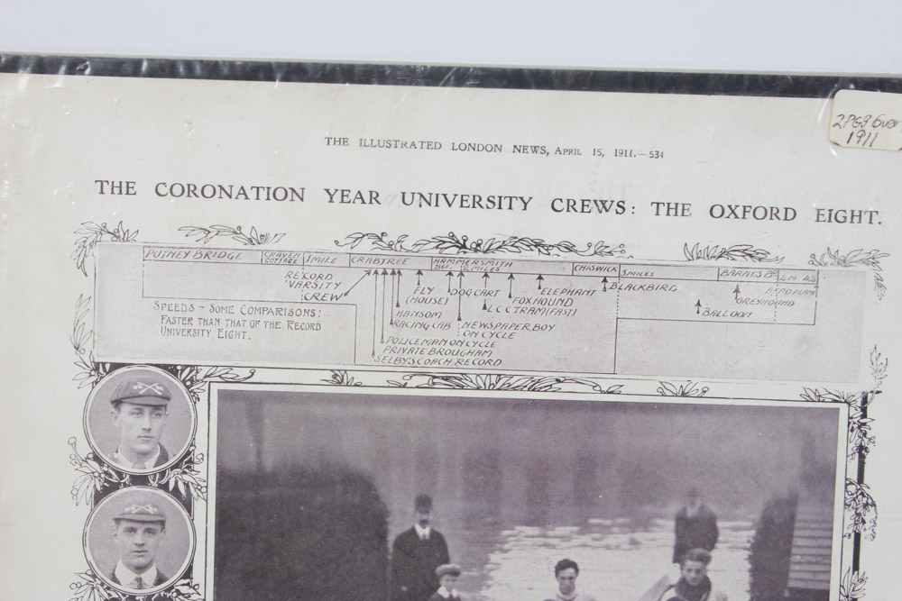 Rowing Theme Caricatures, Photographs and Ephemera