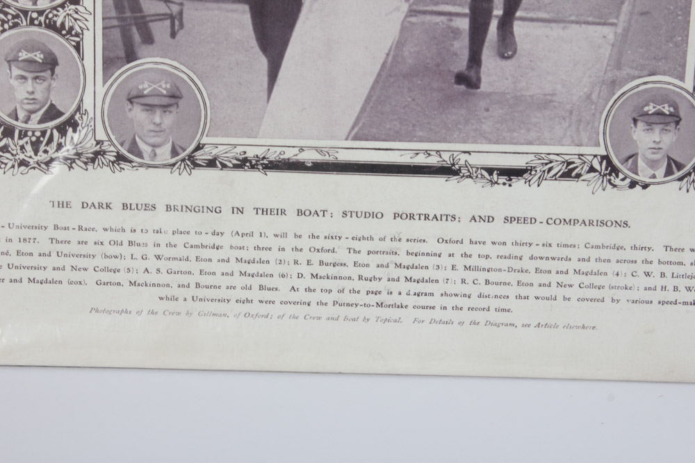 Rowing Theme Caricatures, Photographs and Ephemera