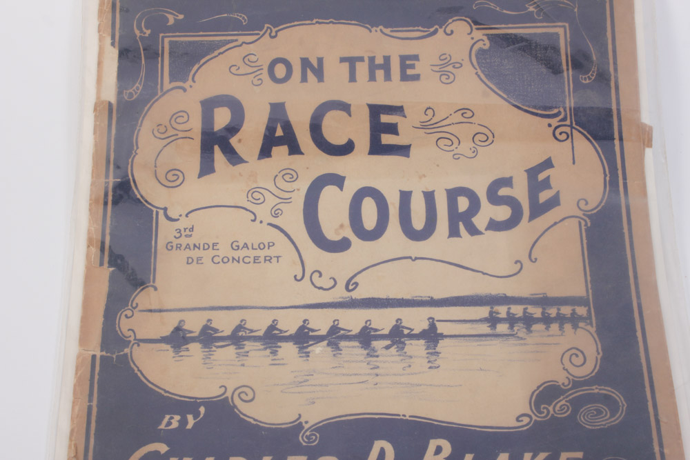 Rowing Theme Caricatures, Photographs and Ephemera