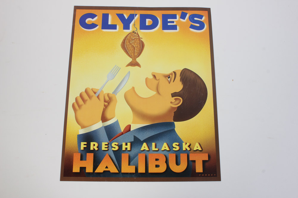 Collection of Clyde's Restaurant Group Posters