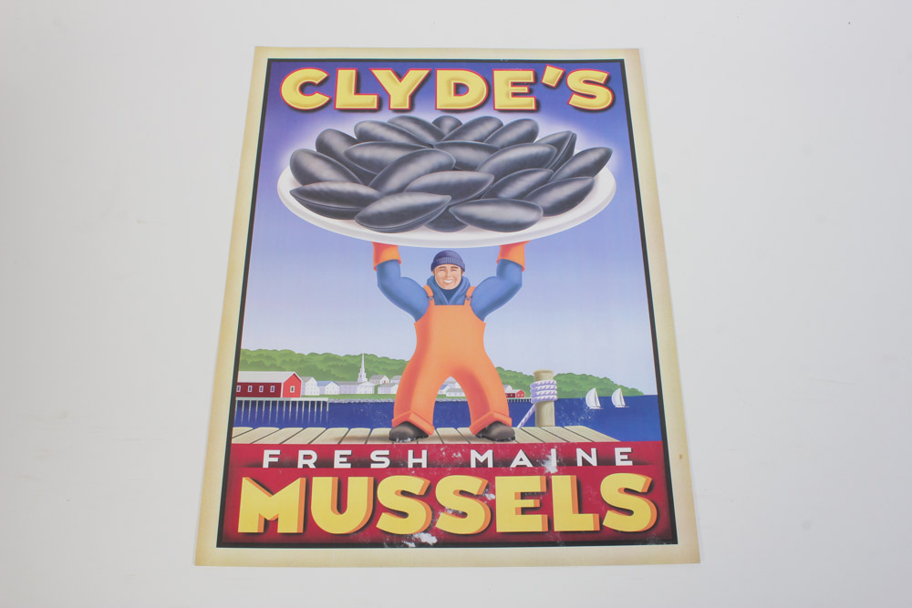 Collection of Clyde's Restaurant Group Posters