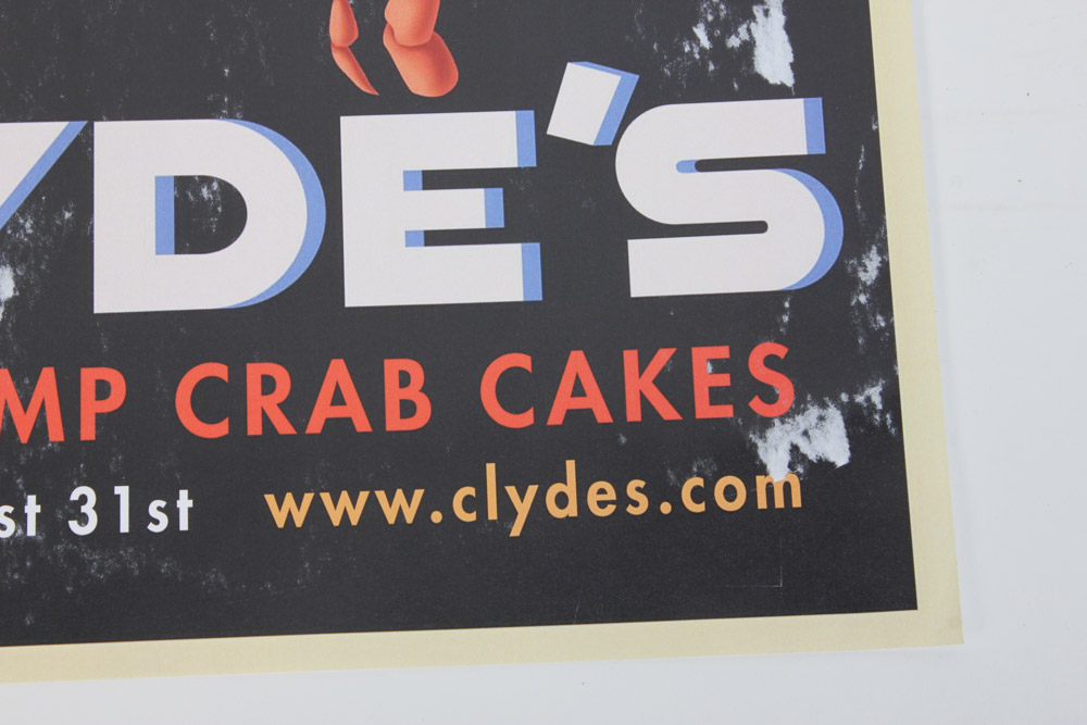 Collection of Clyde's Advertisement Posters