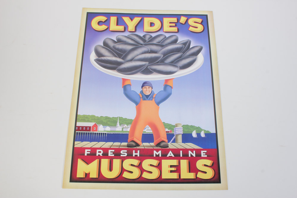 Collection of Clyde's Advertisement Posters