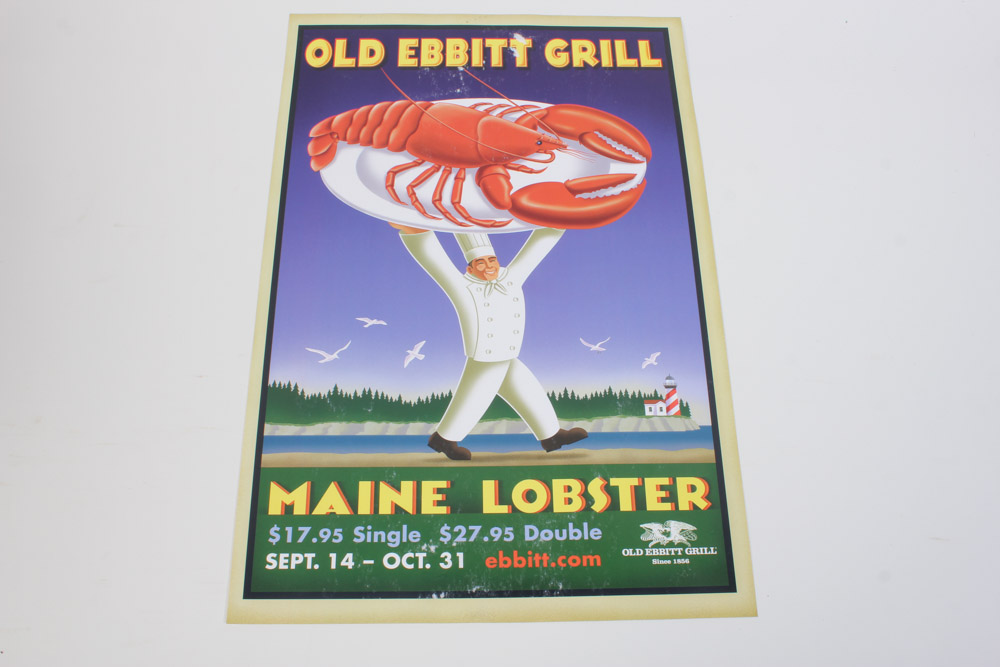 Collection of Clyde's Advertisement Posters