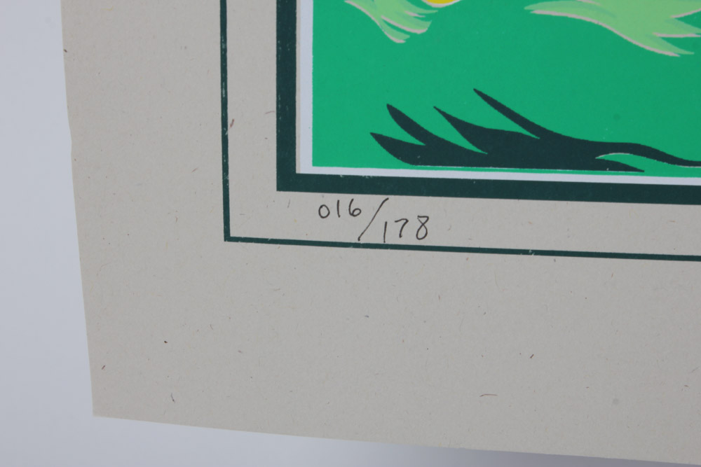 Clyde's Limited Edition Corn & Tomato Block Print by John Lackey