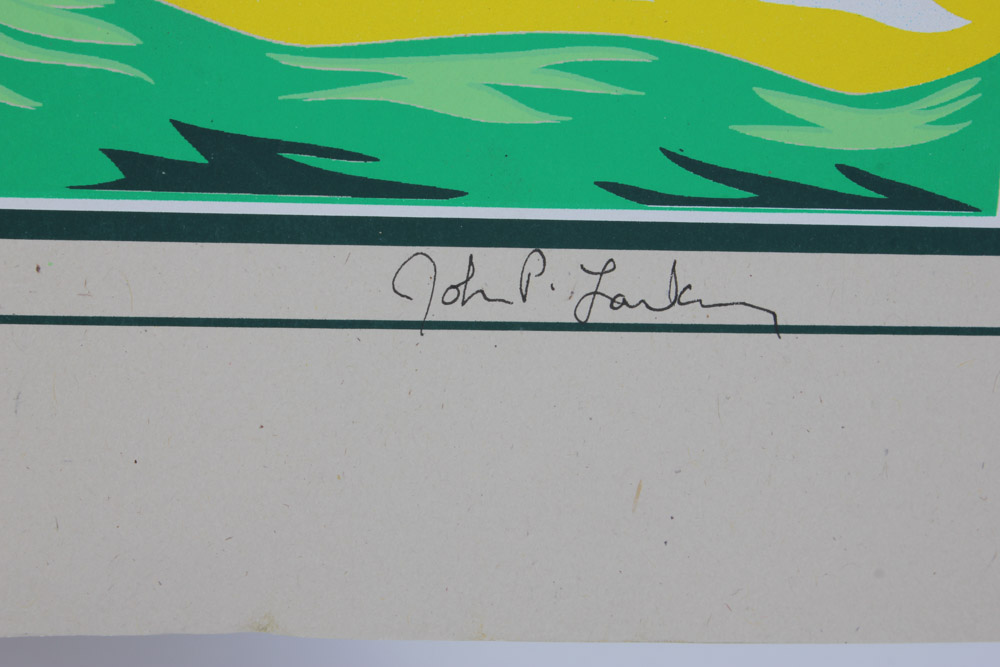 Clyde's Limited Edition Corn & Tomato Block Print by John Lackey