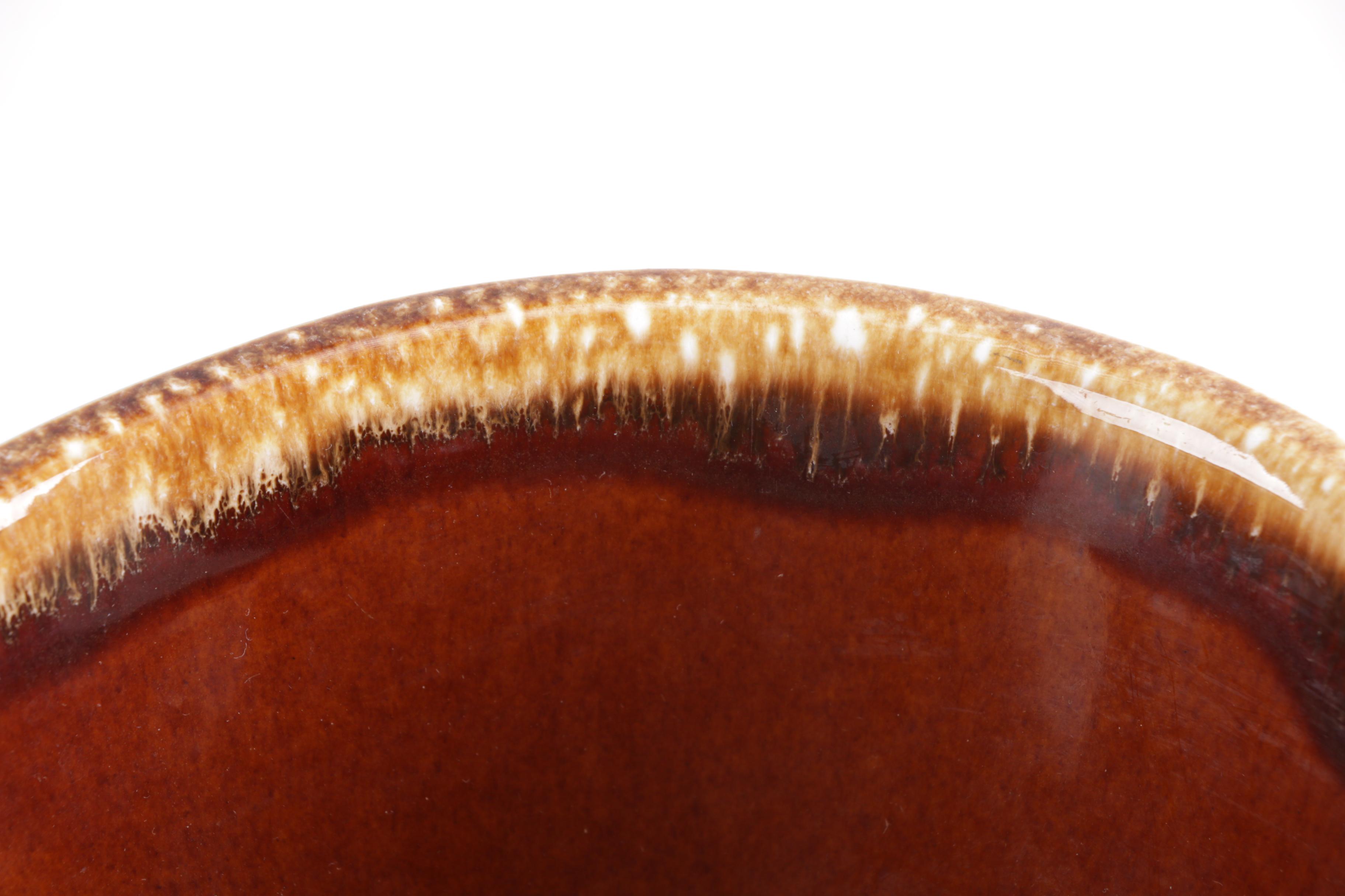 Assortment of Brown Glazed Ceramic Stoneware Including Hull and Kathy Kale