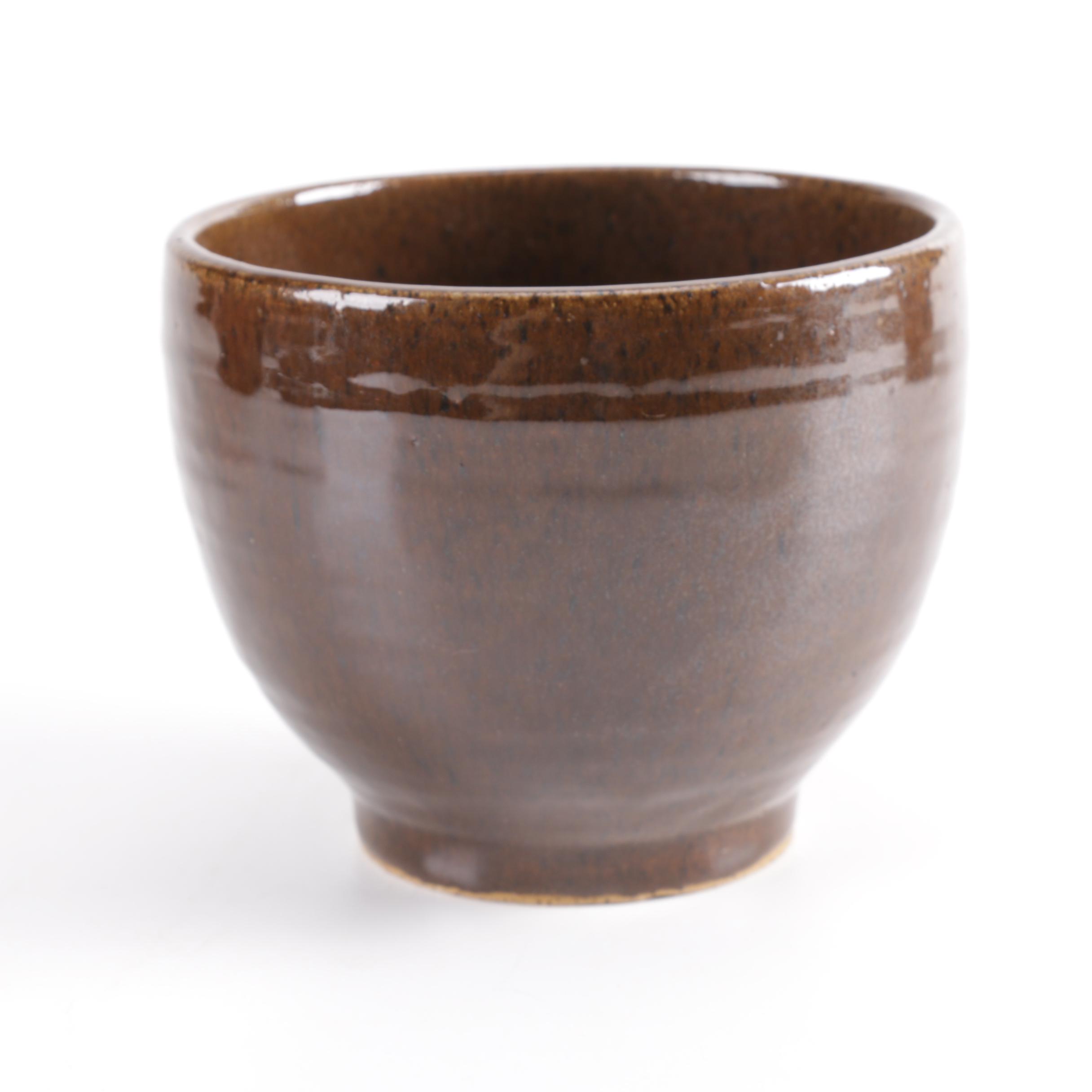 Assortment of Brown Glazed Ceramic Stoneware Including Hull and Kathy Kale