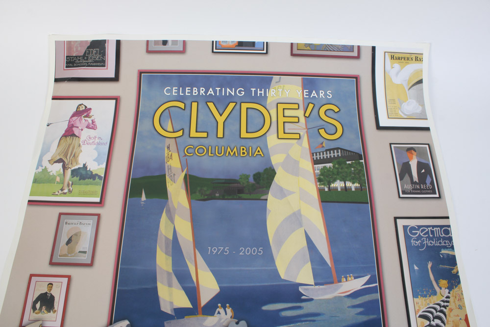 Clyde's Columbia 30th Anniversary Poster