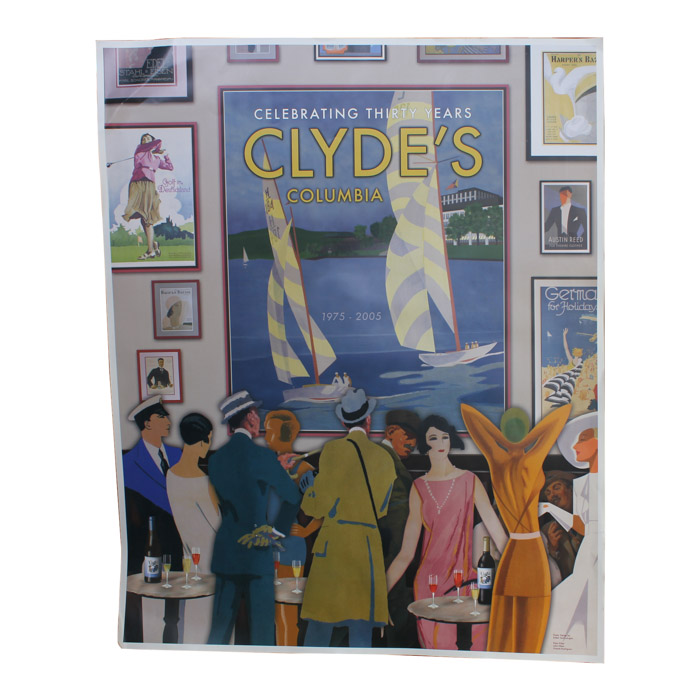 Clyde's Columbia 30th Anniversary Poster