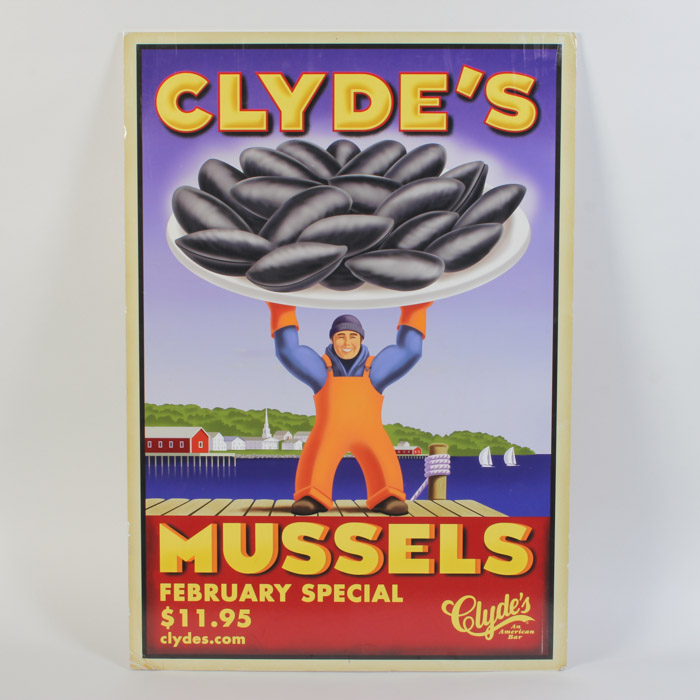Clyde's "Mussels" Poster