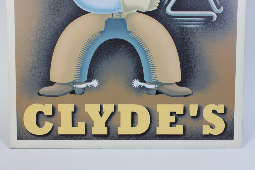 Clyde's "Steak Your Claim" Poster